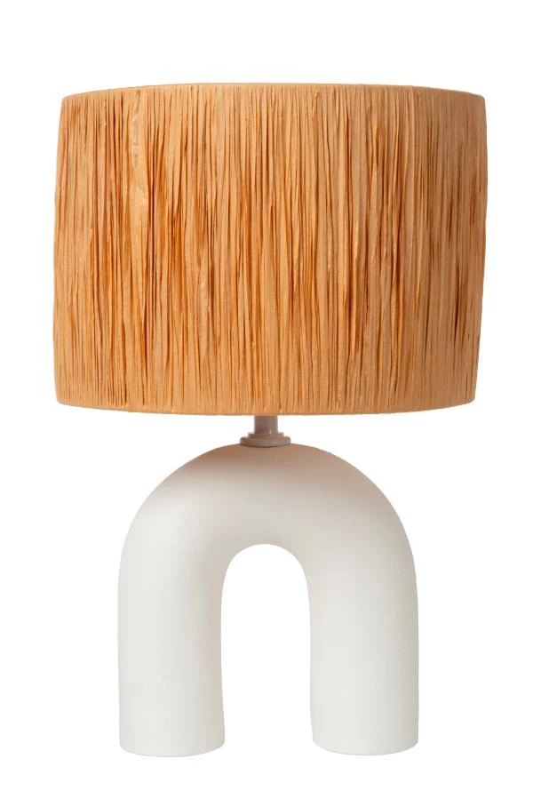 Lucide RONDA - Lampe de table - 1xE27 - Blanc - éteint